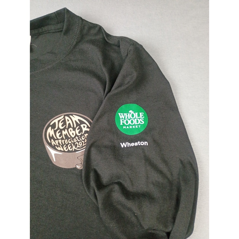 Whole Foods Market Team Member Appreciation 2024 Long Sleeve Shirt Black Small - Picture 3 of 9